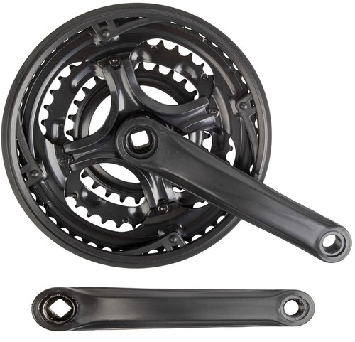 Chainset steel 48t - 28/38/48t, crank
