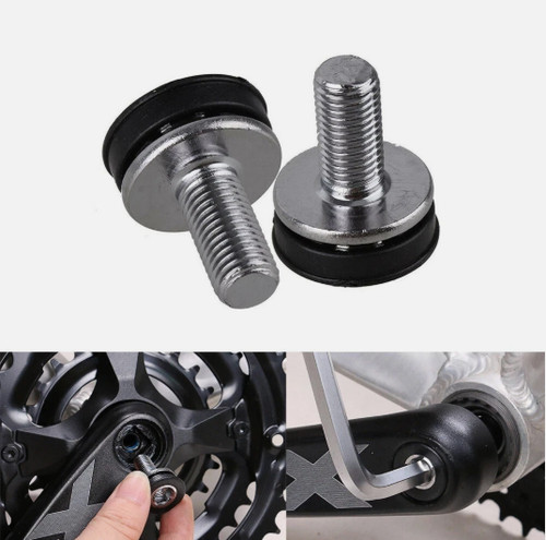2pcs crank bolts - 2pcs, stainless